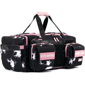 WOLFpak 40L Ultimate Duffle Bag (Black Lightning Knockout Pink)