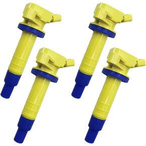 4PCS ARKAUTO HIGH PERFORMANCE IGNITION COIL 9091902239 90919T2006 90919T2002 9091902262 9008019015 UF247 C1249 FOR TOYOTA CELICA COROLLA MATRIX MR2SPYDER CHEVROLET PRIZM PONTIAC VIBE 1.8L L4 1ZZ 3ZZ