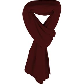 Shorts of Hawick Women's 100% Cashmere Wrap Scarf - Wine Red - hand made in Scotland by Love Cashmere