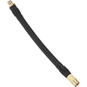6.3in Tire Inflator Extension Hose Air Pump Tube Fit for Xiaomi Electric Inflator Bicycle Motorcycle Automobile Flexible Multipurpose Air Pump Extension Hose for Balls