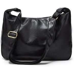 MINKARS Slouchy Hobo Bags, Crossbody Tote Purse Vegan Leather Shoulder Bag for Women