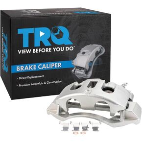 TRQ Rear Left Brake Caliper w/Bracket Drivers Side Compatible with 2011-2019 Chevrolet Silverado 2500 HD Silverado 3500 HD 2016-2019 Suburban 2016 Suburban 3500 HD GMC Sierra 2500 HD Sierra 3500 HD