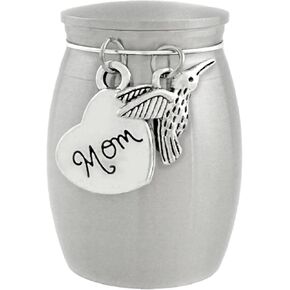Hummingbird Mom Small Miniature Urn Cremation Ashes Holder Keepsake Memorial