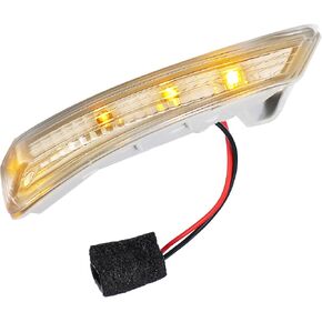 ACROPIX Car LED Front Right Side Mirror Turn Signal Light Fit for Chrysler Town Country - Pack of 1 Silver Tone