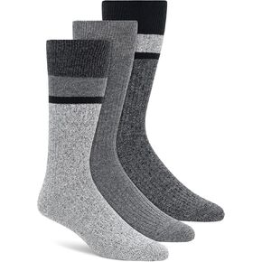 DKNY Men's 3 Pack Cotton Crew Socks