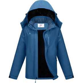 GOLDEN CAMEL Women's Winter Jacket Windproof Ski Snow Jacket Waterproof Thicken Parka Rain Jacket Warm Puffer Coat