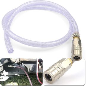 9996049 Radiator Coolant Drain Hose for Volvo Mack Quick Fit Radiator Adapter with 1100mm Hose Compatible with 2004-2019 Volvo Trucks D11 D13 D16 Engines & 2008-2019 Mack MP7 MP8 MP10 Engines