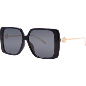 Tory Burch Sunglasses TY 7205 D 170987 Black/Dark Grey Polyamide Standard, 56/14/145