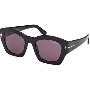 Tom Ford GUILLIANA FT 1083 Shiny Black/Smoke 52/22/140 women Sunglasses
