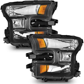 Headlights Assembly for 2015 2016 2017 Ford F150, Headlights Assemblies Compatible with 15-17 Ford F150 Headlight Assembly Pair