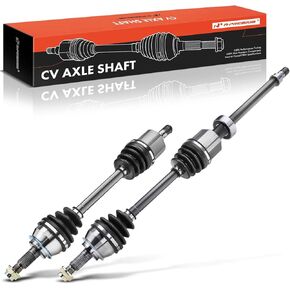 A-Premium Pair (2) Front CV Axle Shaft Assembly Compatible with Mini Cooper 2002-2008 1.6L Manual Transmission, Driver and Passenger Side