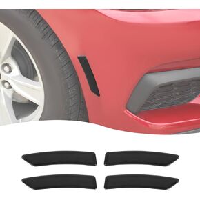 Hoolcar Blackout Side Marker Lights Front Rear Sidemarker Cover Trim Compatible with Ford Mustang 2024-2025, Smoked Black, Exterior Accessories