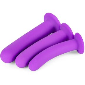 3 Pack Silicone Pelvic Floor Muscle Dilator Trainer Set