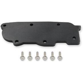Universal For 4L80E 4L80 Transmission Billet Accumulator Plate Kit W/Cover & Bolts Black