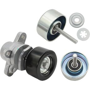39155 Belt Tensioner & 2PCS Idler Pulleys Compatible with Teana J32 Altima L32 Maxima A35 Murano Z51 Quest 3.5L 2006-2014 11925-JA11A 11955-JA10D 11925-JA100 in Kuwait