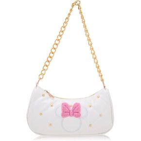 Disney Minnie Mouse Purse Pocketbook for Women | Minnie Mouse Leather Women's Shoulder Handbag Purse | Minnie Mouse Purses for Women