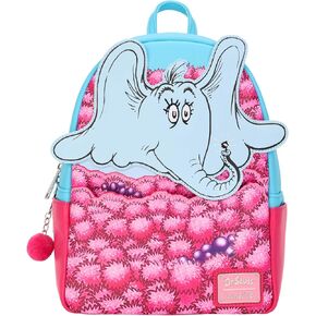 Loungefly Dr Seuss Horton Hears A Who Floral Elephant Double Strap Shoulder Bag Mini Backpack