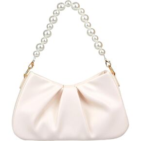 IwIeIaIrI Mini Purse Shoulder Bags - Cute Hobo Tote Handbag Clutch Purses For Women Trendy Pearl Bag