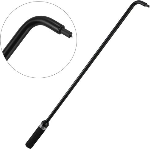 QWORK High-Precision Pilot Screw Adjusting Tool – 16.34" Carburetor Adjustment Screwdriver with 110° Angled Rotatable Cutter Tip – Perfect for ATV, UTV, Snowmobile, and Multi-Cylinder Motorcycles in Saudi Arabia