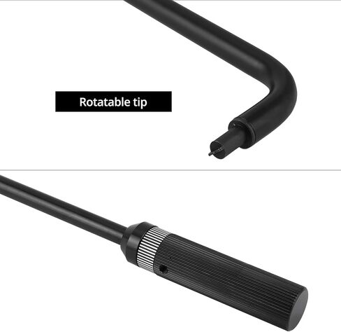 QWORK High-Precision Pilot Screw Adjusting Tool – 16.34" Carburetor Adjustment Screwdriver with 110° Angled Rotatable Cutter Tip – Perfect for ATV, UTV, Snowmobile, and Multi-Cylinder Motorcycles in Saudi Arabia