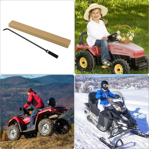 QWORK High-Precision Pilot Screw Adjusting Tool – 16.34" Carburetor Adjustment Screwdriver with 110° Angled Rotatable Cutter Tip – Perfect for ATV, UTV, Snowmobile, and Multi-Cylinder Motorcycles in Saudi Arabia