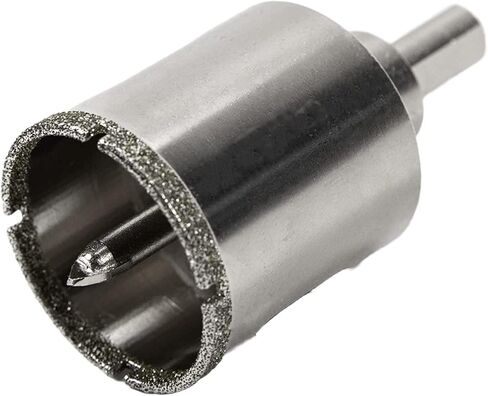 Drilax 2-1/2 Inch Diamond Drill Bit Tile Hole Saw Ceramic Porcelain Quartz Granite Kitchen Bathroom Shower Faucet Installation 2.5 Inches with Removable Center Pilot Drill Bit Locator Pin Locator in Saudi Arabia