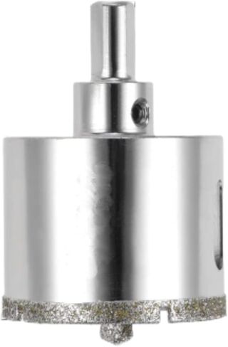 Drilax 2-1/2 Inch Diamond Drill Bit Tile Hole Saw Ceramic Porcelain Quartz Granite Kitchen Bathroom Shower Faucet Installation 2.5 Inches with Removable Center Pilot Drill Bit Locator Pin Locator in Saudi Arabia