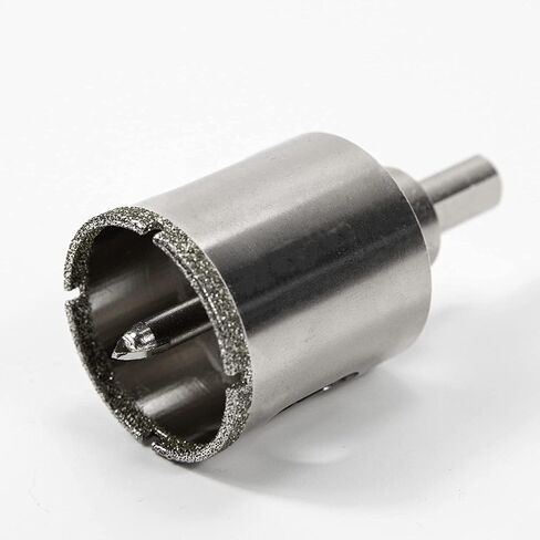 Drilax 2-1/2 Inch Diamond Drill Bit Tile Hole Saw Ceramic Porcelain Quartz Granite Kitchen Bathroom Shower Faucet Installation 2.5 Inches with Removable Center Pilot Drill Bit Locator Pin Locator in Saudi Arabia