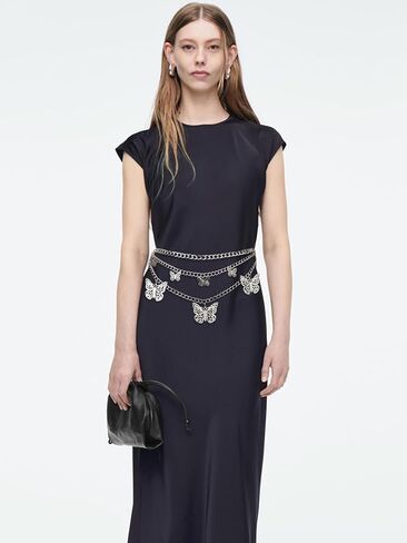Chain Belts Multilayer Butterfly Waist Chain Adjustable Waist Belt for Women in Kuwait