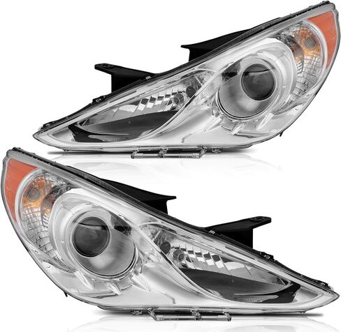 ECCPP Headlight Assembly For Hyundai Sonata 2011-2014 Driver and Passenger Side Headlamps in Saudi Arabia