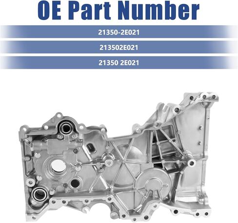 21350-2E021 مضخة زيت تجميع غطاء سلسلة التوقيت متوافقة مع 2011-2015 Hyundai Elantra Coupe GT 1.8L 2.0L 2012-2013 Kia Soul 2.0L استبدال 213502E021 21350 2E021 in Kuwait