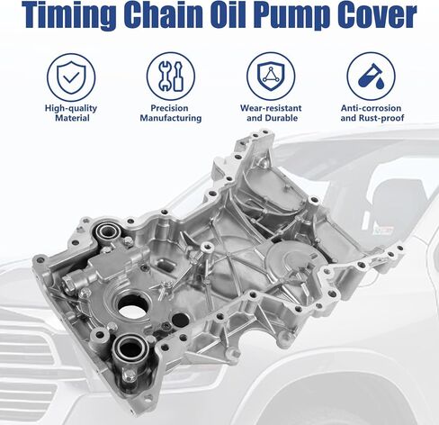 21350-2E021 مضخة زيت تجميع غطاء سلسلة التوقيت متوافقة مع 2011-2015 Hyundai Elantra Coupe GT 1.8L 2.0L 2012-2013 Kia Soul 2.0L استبدال 213502E021 21350 2E021 in Kuwait