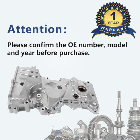 21350-2E021 مضخة زيت تجميع غطاء سلسلة التوقيت متوافقة مع 2011-2015 Hyundai Elantra Coupe GT 1.8L 2.0L 2012-2013 Kia Soul 2.0L استبدال 213502E021 21350 2E021 in Kuwait