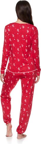 U.S. Polo Assn. 2 Piece Pajama Set for Women, Christmas Pajamas for Women, Holiday Pajamas for Women, Womens Christmas PJs in Kuwait