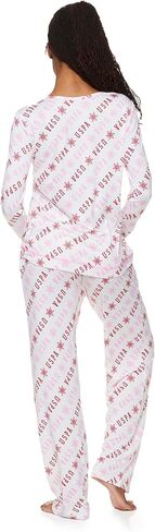 U.S. Polo Assn. 2 Piece Pajama Set for Women, Christmas Pajamas for Women, Holiday Pajamas for Women, Womens Christmas PJs in Saudi Arabia