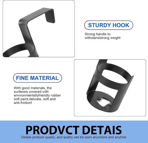 2 PCS Car Door Cup Holder, Portable Water Cup Storage, Car Beverage Holder, Universal for Most Cars (Black #1) in Saudi Arabia