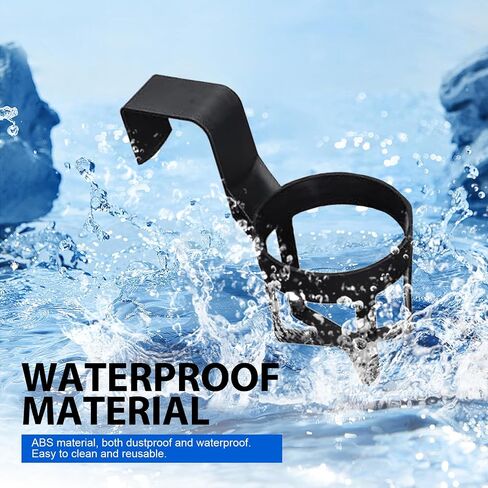 2 PCS Car Door Cup Holder, Portable Water Cup Storage, Car Beverage Holder, Universal for Most Cars (Black #1) in Saudi Arabia