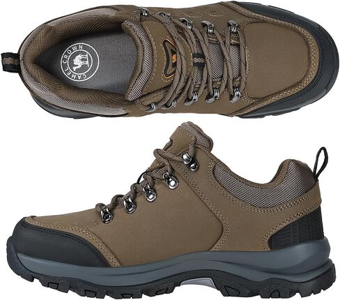 CAMEL CROWN أحذية المشي لمسافات طويلة للرجال مقاومة للماء أحذية عمل مريحة للرجال المشي في الهواء الطلق أحذية العمل المنخفضة القطع للرجال in Kuwait