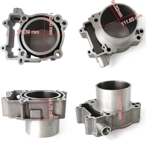 DAYSOYRE طقم مكبس الأسطوانة 40105M09900 810965 3022860 يناسب 2012-2017 Polaris RZR 570 EFI، لـ Ranger 570، لـ Sportsman 570 أجزاء أسطوانة الدراجات النارية بعد البيع، ضمان لمدة عام in Kuwait