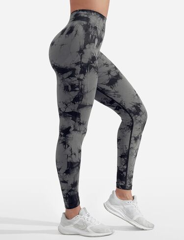 YEOREO Liz Scrunch Workout Leggings for Women High Waisted Butt Lifting V Back Waist Seamless Gym Yoga Leggings in Saudi Arabia
