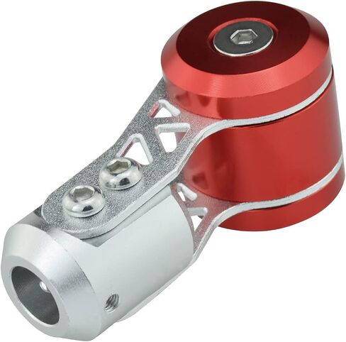 Lunsom Gear Stick Shift Knob, Metal Shifting Knob Aluminium Alloy Stick Shifter Handle Head Type T Gear Knob Fit Most Auto Manual Transmission Vehicle (Red) in Kuwait
