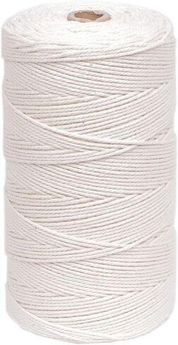 328ft Butchers Cotton Twine String 2mm Cooking Twine Food Safe for Bakers, Meat and Roasting, Gift Wrapping, Crafting & Knitting in Kuwait