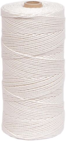 328ft Butchers Cotton Twine String 2mm Cooking Twine Food Safe for Bakers, Meat and Roasting, Gift Wrapping, Crafting & Knitting in Kuwait