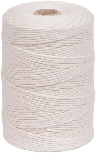 328ft Butchers Cotton Twine String 2mm Cooking Twine Food Safe for Bakers, Meat and Roasting, Gift Wrapping, Crafting & Knitting in Kuwait