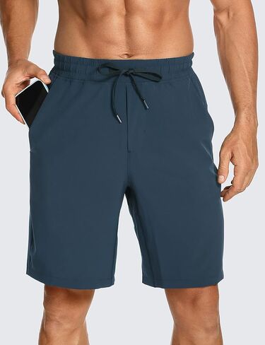 شورت رجالي للتمرين بدون بطانة من CRZ YOGA - شورت رياضي للجري سريع الجفاف مقاس 7 بوصات مع جيوب in Kuwait