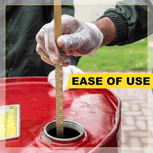 1 قطعة عصا قياس خزان الزيت 4 أضعاف إلى 126 بوصة عصا قياس خزان الوقود الخشبية القابلة للطي مسطرة قياس الخزان العميق، لون الخشب in Kuwait