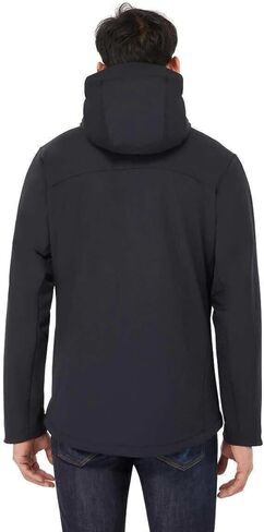 سترة KIRKLAND Signature الرجالية المقاومة للرياح والطاردة للماء (أسود، كبير) in Kuwait