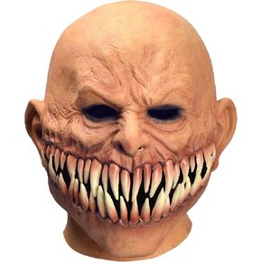 RAPGET Halloween Scary Zombie Teeth Costume Masks Sharp Teeth Cosplay Monster Teeth Mask Creepy Vampire Devil Costume Corpse Party Latex Full Head Mask