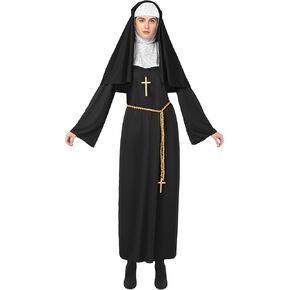 Spooktacular Creations The Nun Costume Women, Nun Halloween Costume, Halloween Costume Adult