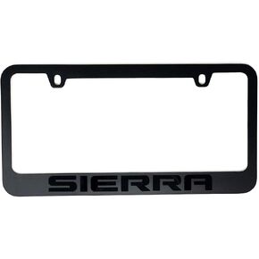 GMC Sierra Stealth Blackout License Plate Frame